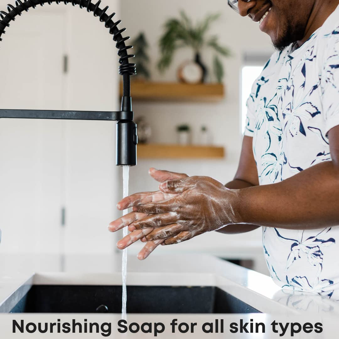 African Black Soap for Dark Spots, Authentic Raw from Ghana, Great for Oily Skin, Rashes, Acne, Eczema, Natural Soap, Face and Body Wash - Cruelty and Paraben Free, 4 Oz