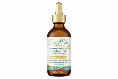 Moisturizing Scalp & Hair Oil Anti-Hair Fall with Biotin & Multi-Peptide, 2 Oz
