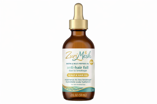 Moisturizing Scalp & Hair Oil Anti-Hair Fall with Biotin & Multi-Peptide, 2 Oz